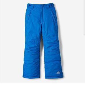 Eddie Bauer Blue Kids Snow Pants